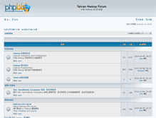 Tablet Screenshot of forum.hadoop.tw